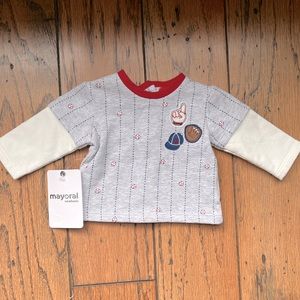 Baby boy cotton long sleeve 1-2 months BNWT